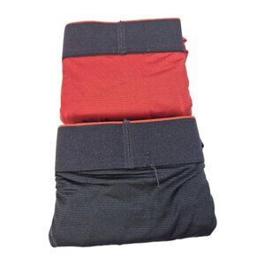 SAXX Men's Boxer Brief Size Xl Multi-Sport Mesh Slim Fit Stretch Black Red